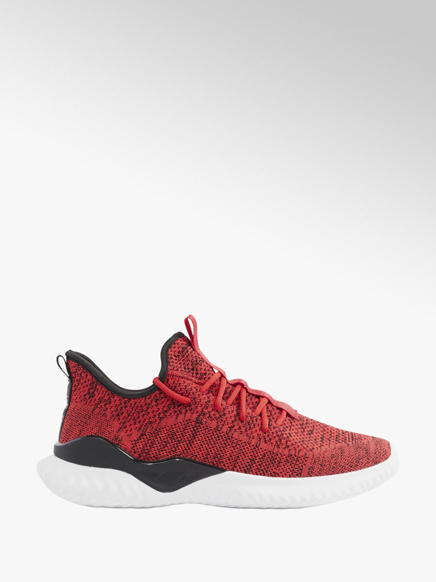 czerwone sneakersy męskie Vty na białej podeszwie czerwone sneakersy męskie adidas Falcon 1841034